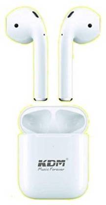 KDM G1 TW20 AIRBUDS WIRELESS PACK OF 1 Bluetooth Headset White